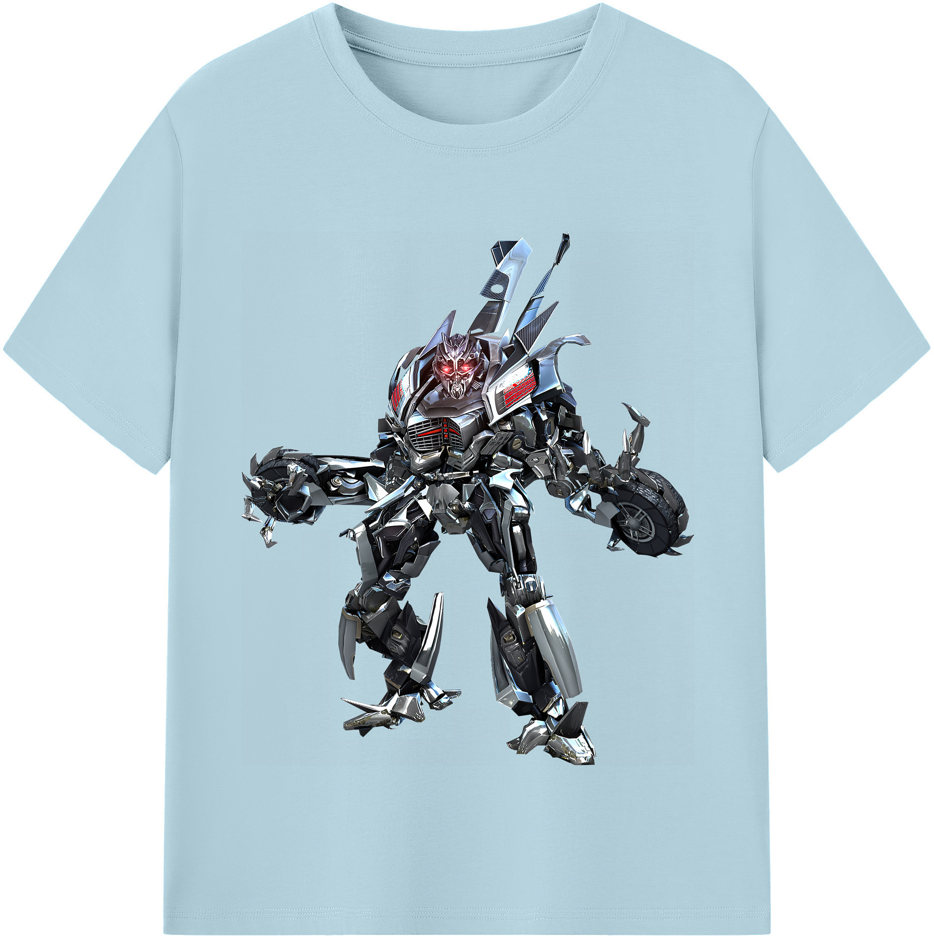 （画像用） Transformers トランスフォーマー 綿100％半袖Tシャツ（フロントプリント）